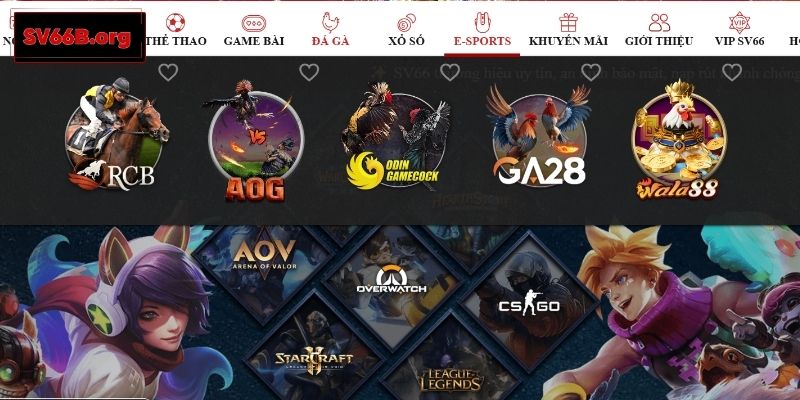 Các nhà phát hành hàng đầu bắt tay với đá gà tại SV66