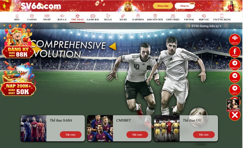 Kho sự kiện thể thao SV66 đa dạng